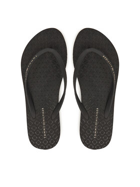 Tommy Hilfiger Žabky Tommy Hilfiger Hilfiger Strap Beach Sandal FW0FW08736 Černá