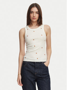 Vero Moda Vero Moda Top Naja 10341964 Blanco Slim Fit