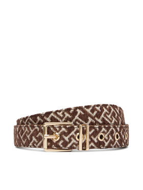 Tommy Hilfiger Колан Tommy Hilfiger Th Square 2.5 Jacquard AW0AW19141 Кафяв
