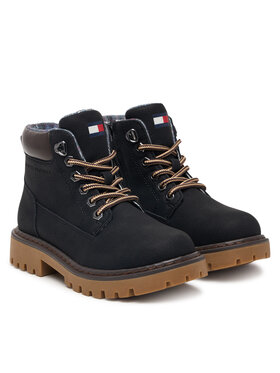 Tommy Hilfiger Ghete Tommy Hilfiger T3X5-35280-0296A695 M Negru