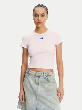 HUGO HUGO Футболка Baby 50510749 Світло-рожевий Slim Fit