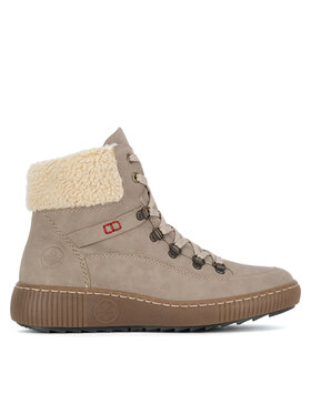 Rieker Šnurovacia obuv Rieker Z6638-64 Béžová
