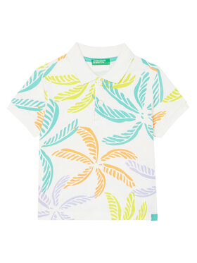 United Colors Of Benetton United Colors Of Benetton Поло 36Y4G300Y Кольоровий Regular Fit