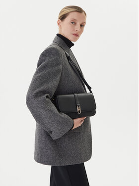 Tommy Hilfiger Handtasche Tommy Hilfiger Th Libre Flap Crossover AW0AW17723 Schwarz