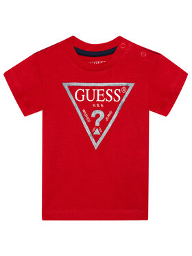 Guess Guess T-shirt N73I55 K8HM0 Rosso Regular Fit