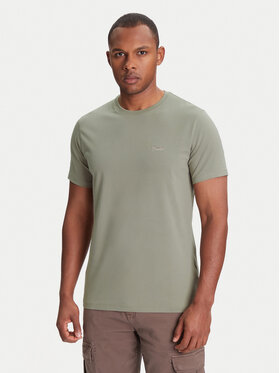 Guess Guess Футболка M4GI70 KC9X0 Хакі Slim Fit