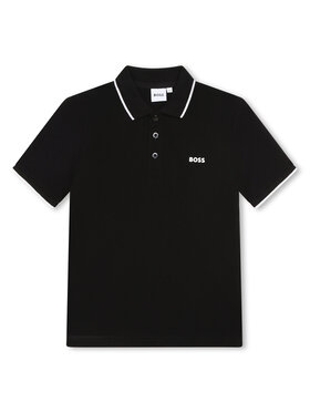 BOSS Boss Pólóing J25P26 S Fekete Regular Fit