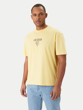 Guess Jeans Guess Jeans T-Shirt M6RI45 K8HM0 Κίτρινο Oversize