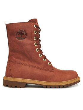 Timberland Šnurovacia obuv Timberland Premium 8-Inch Waterproof TB0A43MXEM41 Hnedá
