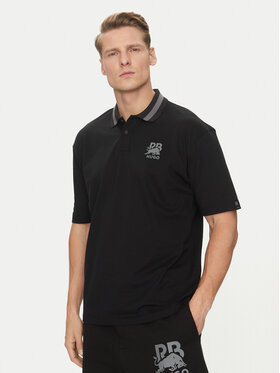 HUGO HUGO Поло Dodac_RB 50542748 Чорний Regular Fit