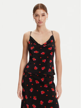 Bardot Bardot Топ 59752TB2 Чорний Slim Fit