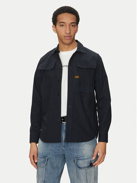 G-STAR G-Star Raw Camicia Cpo Utility D26470-C973 C742 Blu scuro Regular Fit