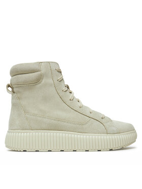 Geox Šnurovacia obuv Geox D Graisy D46XFF 00022 C6738 Sivá