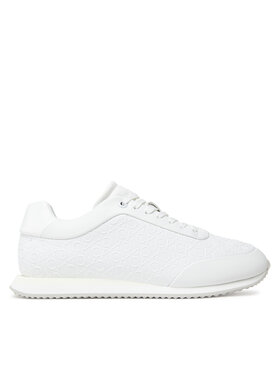 Calvin Klein Snīkeri Calvin Klein Runner Lace Up Mono Pu HW0HW02574 Balts