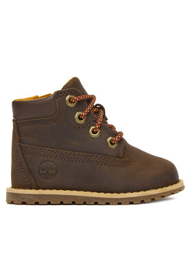 Timberland Šnurovacia obuv Timberland Pokey Pine 6In Boot With TB0A2NC39311 Hnedá