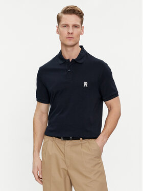 Tommy Hilfiger Tommy Hilfiger Poloshirt Interlock MW0MW34783 Dunkelblau Regular Fit