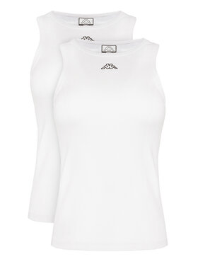 Kappa Kappa Комплект топів Logo Benny 322565W Білий Regular Fit