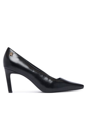 Tommy Hilfiger High Heels Tommy Hilfiger Squared Toe High Heel Lth Pump FW0FW09510 Schwarz