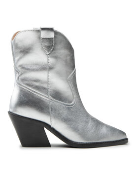 Eva Minge Kovbojská obuv Eva Minge EM-57-12-001540 Stříbrná