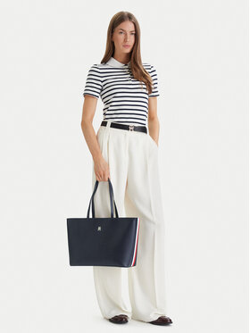 Tommy Hilfiger Borsetta Tommy Hilfiger Im Latam Corp Tote AW0AW17322 Blu scuro