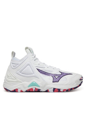 Mizuno Взуття у спортзал Mizuno Wave Momentum 3 Mid V1GC2317 Білий