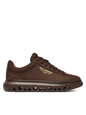 KARL LAGERFELD Sneakersy KARL LAGERFELD Kapri Kite KL54527 Tmavě hnědá