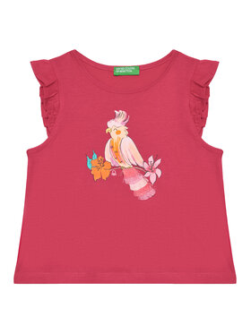 United Colors Of Benetton United Colors Of Benetton Футболка 3I1XG10JK Рожевий Regular Fit