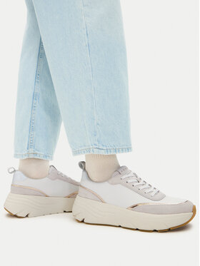 Geox Sneakersy Geox D Diamanta D66UFA 08522 C1352 Biały