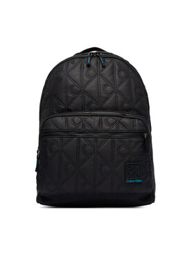 Calvin Klein Plecak Calvin Klein Emblem Aop Puffer Backpack LV04D3474G Czarny