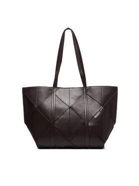 Calvin Klein Borsetta Calvin Klein Woven Medium Carryall LV04F3548G Marrone