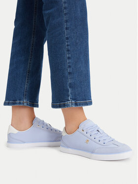 Tommy Hilfiger Sneakers Tommy Hilfiger Th Chic Low Vulc FW0FW09391 Hellblau
