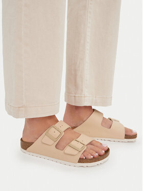 Birkenstock Шльопанці Birkenstock Arizona Birko-Flor 1027723 Бежевий