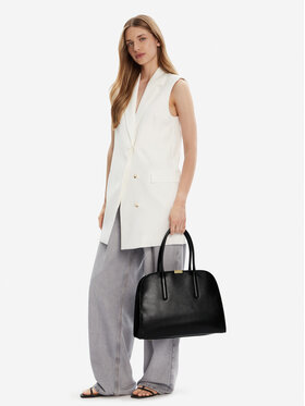 Tommy Hilfiger Torebka Tommy Hilfiger Iconic Leather Tote AW0AW18206 Czarny