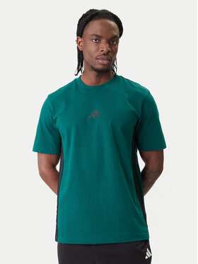 adidas adidas Camiseta Essentials 3-Stripes JD1905 Verde Regular Fit