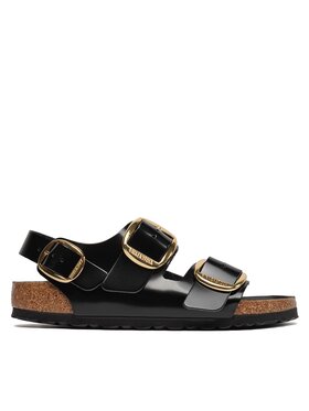 Birkenstock Босоніжки Birkenstock Milano Big Buckle 1024211 Чорний