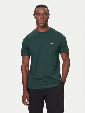 Gant Gant Camiseta Shield 2003184 Verde Regular Fit