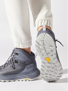 Jack Wolfskin Трекінгові черевики Jack Wolfskin Terraventure Texapore Mid W 4049991 Сірий