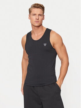 Guess Guess Майка U97M02 KCD31 Чорний Regular Fit
