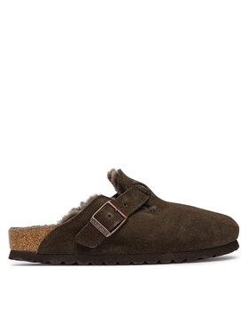 Birkenstock Шльопанці Birkenstock Boston Fur 1020529 Коричневий