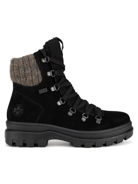 Rieker Schnürschuhe Rieker X8200-00 Schwarz
