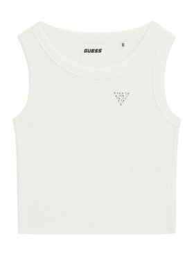 Guess Guess Top J6GI36 K8RT2 Blanco Slim Fit