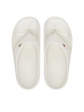 Tommy Hilfiger Čības uz pirksta Tommy Hilfiger Th Comfort Beach Sandal FW0FW08522 Balts