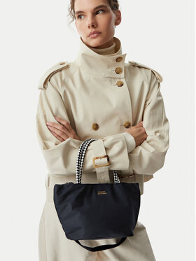 Tommy Hilfiger Handtasche Tommy Hilfiger Th Marina Bucket Nylon AW0AW18831 Dunkelblau