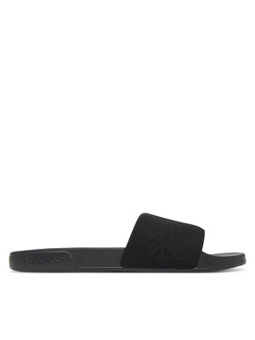Calvin Klein Pantoletten Calvin Klein Ess Slide Hf Side Logo Cv HM0HM02227 Schwarz