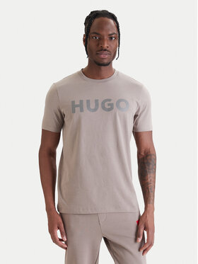 HUGO HUGO Camiseta Dulivio 50467556 Marrón Regular Fit