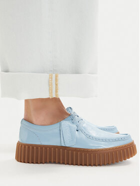 Clarks Туфлі Clarks Torhill Bee 26186669 Блакитний