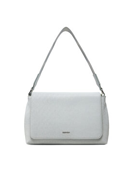 Calvin Klein Kabelka Calvin Klein Ck Must Satchel_Mono K60K613181 Sivá
