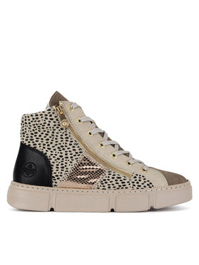 Rieker Šnurovacia obuv Rieker N5931-62 Béžová