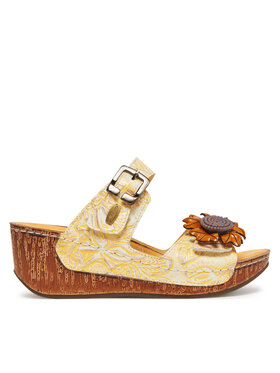 Laura Vita Šľapky Laura Vita Dino 31 Žltá