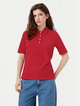 Tommy Hilfiger Tommy Hilfiger Polo 1985 WW0WW43224 Crvena Regular Fit